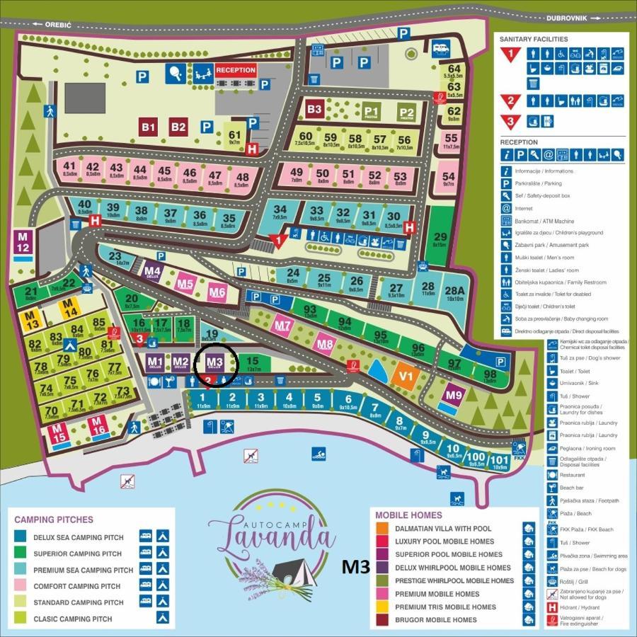 Lavanda Mobile Homes&Villas Orebić Esterno foto